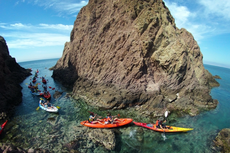 Cabo de Gata: kajak- en zwemexcursie