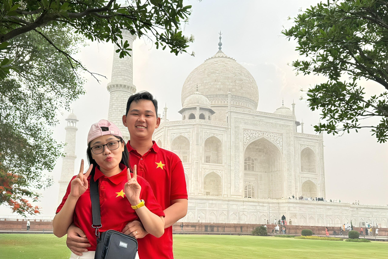 Agra: Skip-the-Line Taj Mahal, Baby Taj & Agra Fort Day Tour Taj Mahal & Agra Tour with Ac Car Driver, Guide & Entry Fees