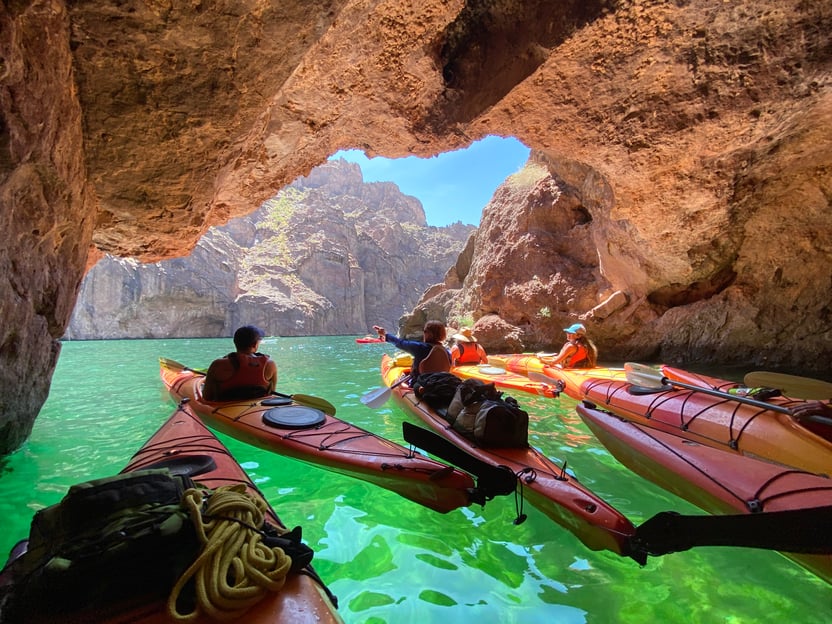 Willow Beach: Black Canyon Kayak Half Day Tour-No Shuttle