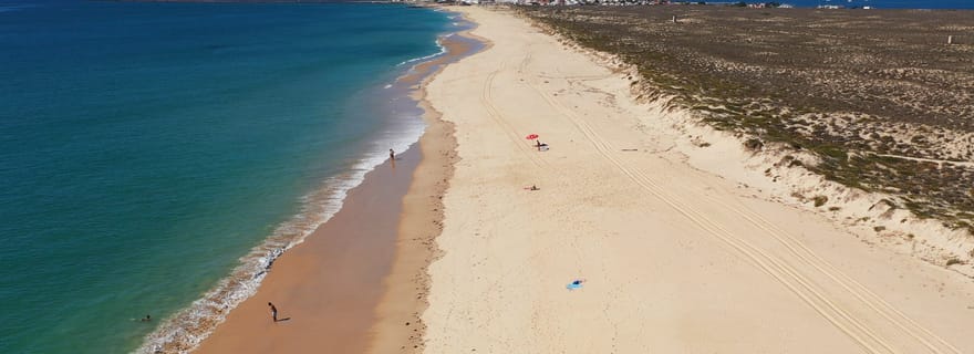 Au départ d'Olhão : Visite d'une jounée des 3 îles de Ria Formosa avec coucher de soleil