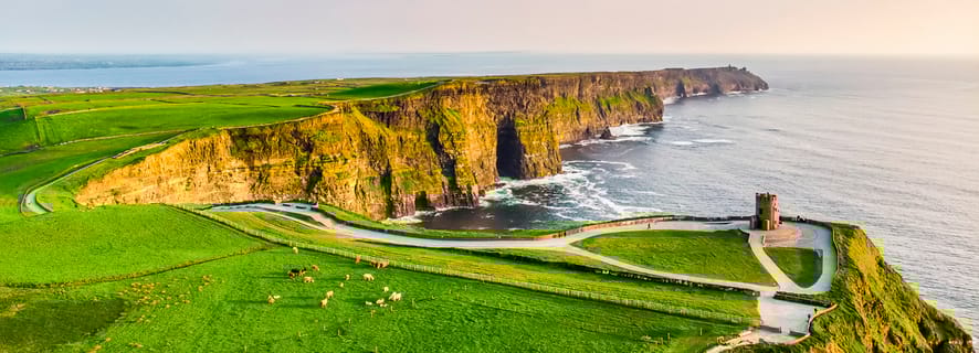 Fra Dublin: Cliffs of Moher Heldagstur med besøkssenterinngang