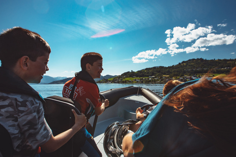 Øystese: Avventura nel fiordo di Hardangerfjord e Fyksesund con il RIBØystese: Hardangerfjord e Fyksesund RIB Fjord Adventure