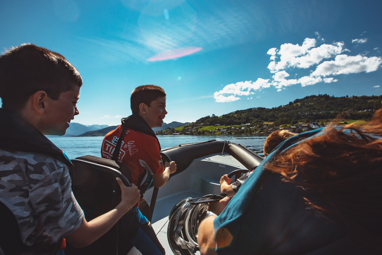 Øystese: Aventura en los fiordos Hardangerfjord y Fyksesund RIB