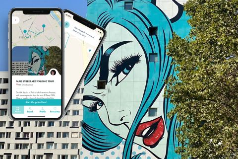 Parijs: straatart-smartphone-rondleiding met audiogids