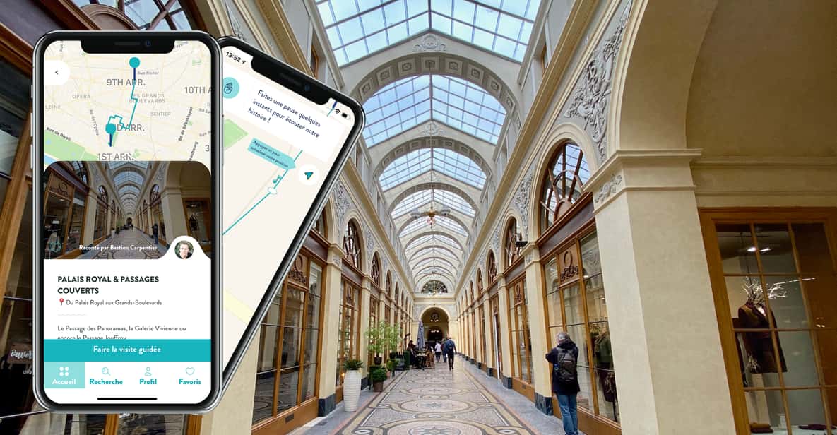 Paris: Tour guiado por áudio do Palais-Royal e das passagens cobertas