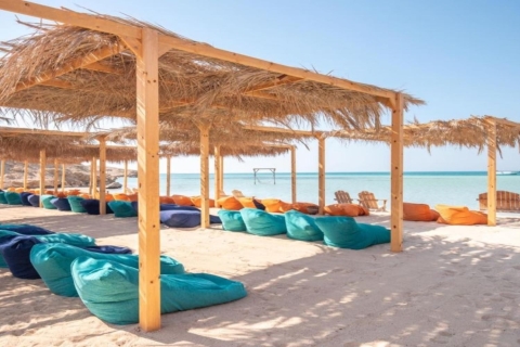 Hurghada : Croisière en bateau dans la baie d'Orange avec transferts privés