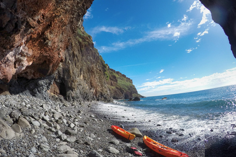 Madère: excursion d'une demi-journée en kayak et plongée en apnée