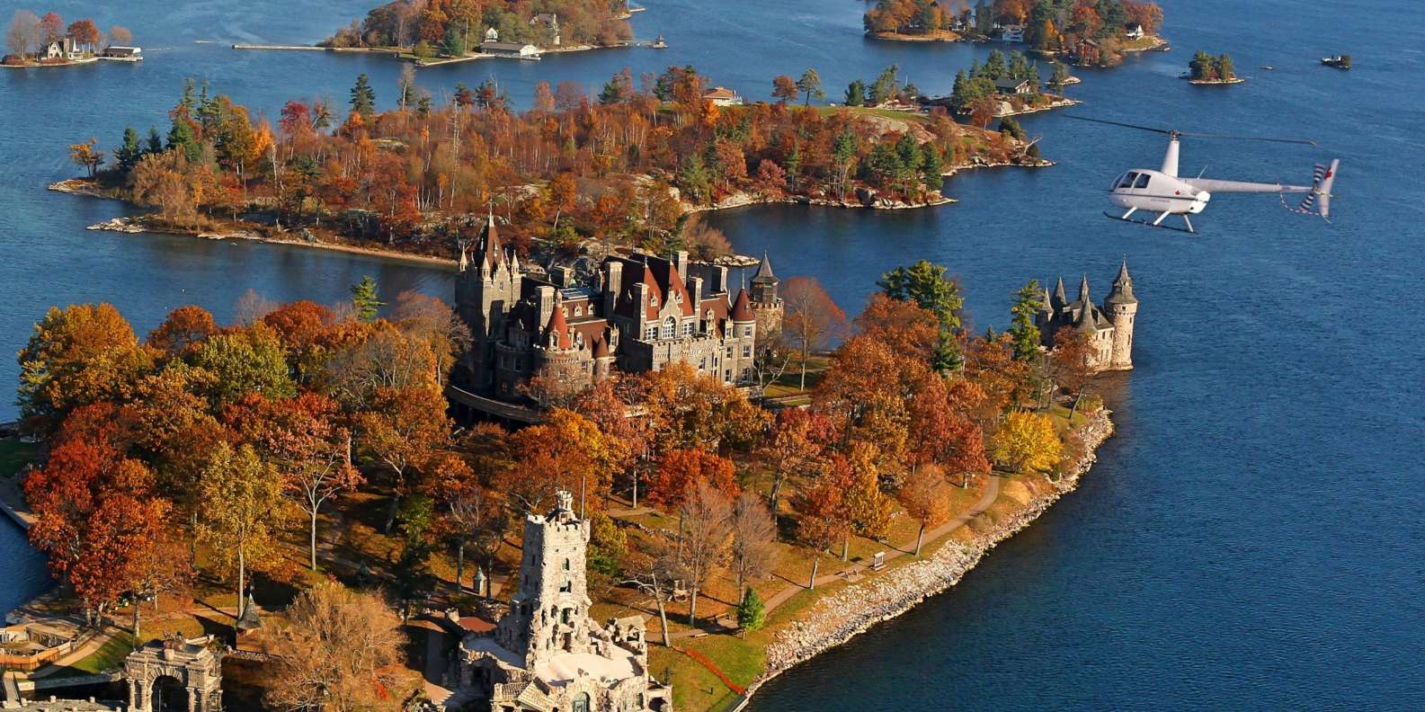 Thousand Islands: Helicopter Tour With Cider Mill And Lunch | Getyourguide