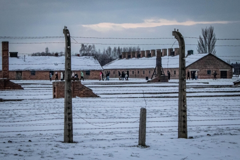 Vanuit Krakau: bustransfer heen en terug Auschwitz-BirkenauEnkele reis van Krakau naar Auschwitz
