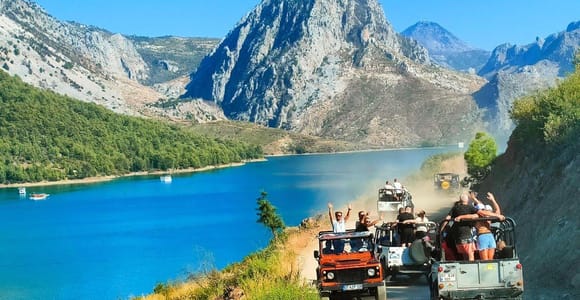 Side : Green Canyon Jeep Safari Adventure w/Boat & Waterfall