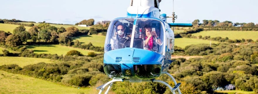 Cornouailles : vol en hélicoptère depuis St Ives