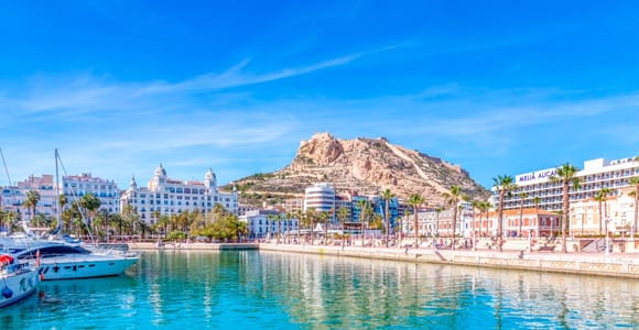 From Valencia: Alicante City, Beach & Santa Bárbara Castle