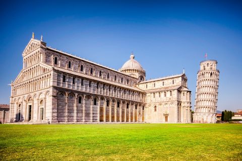 Fra Firenze: Pisa, Siena og San Gimignano dagstur med lunsj og Siena-tur med katedralen