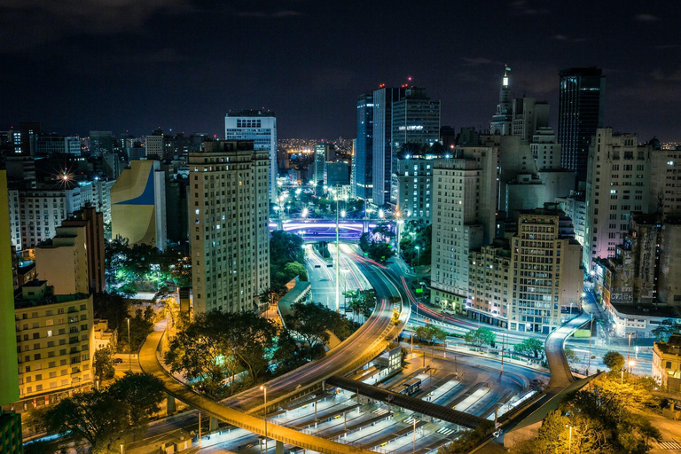 Sao Paulo: Panoramic By Night Tour with Barbecue Dinner