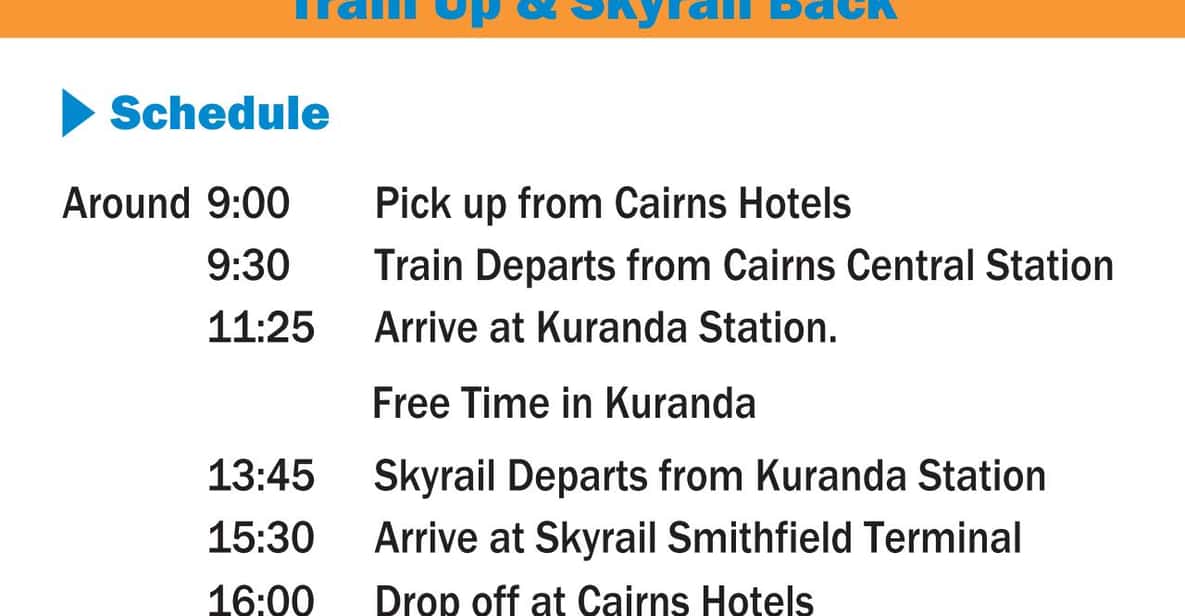Cairns: Self-Guided Kuranda Day Trip, Scenic Rail & Skyrail
