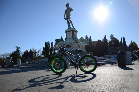 Florence: E-Bike Tour with Michelangelo SquareSemi Private E-Bike Tour