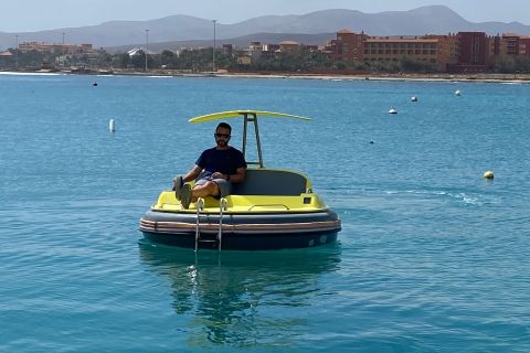 Caleta de Fuste: Electric Boat in Puerto Castillo