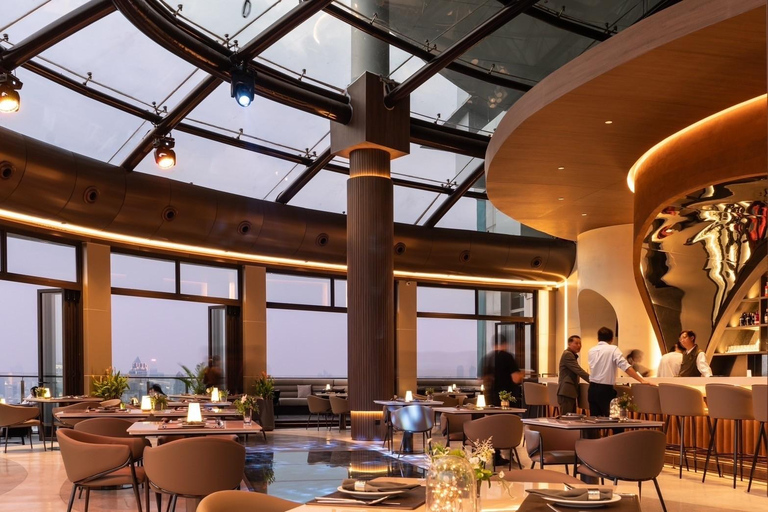 Bangkok: Cielo Sky Bar & Restaurant Rooftop Sharing Set for 2 People