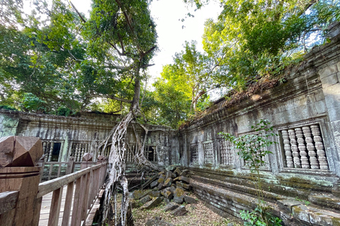 Beng Mealea Banteay Srei and Phnom Kulen Waterfall Day Tour Small-Group Tour