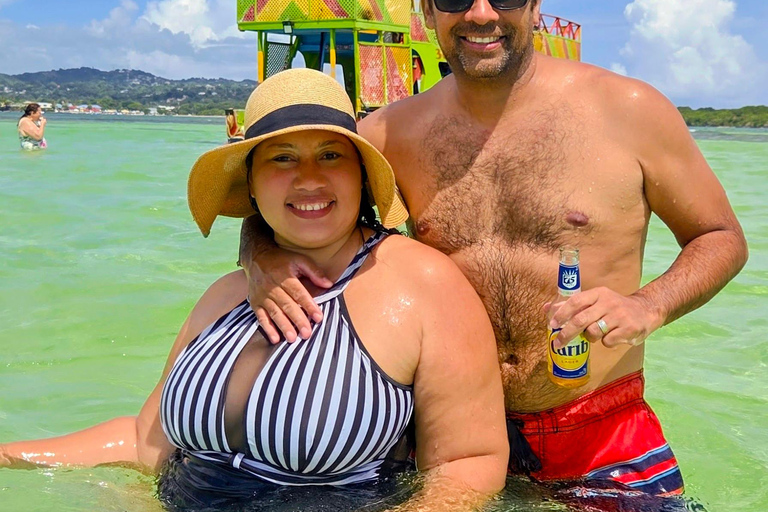 Tour por el arrecife de Buccoo y Nylon Pool con el capitán PhillipsTour en barco por Buccoo Reef con el capitán Phillips