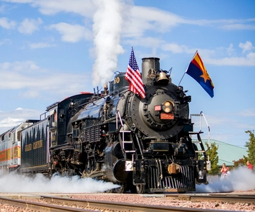 Desde Williams: Billete de ida y vuelta en tren Grand Canyon Railway