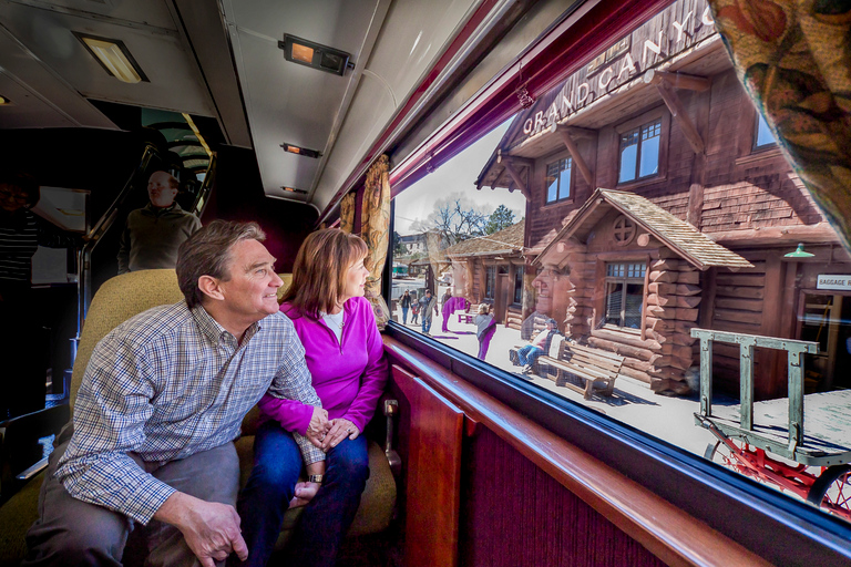 From Williams: Grand Canyon Railway Round-Trip Train Ticket Round Trip Coach Ticket