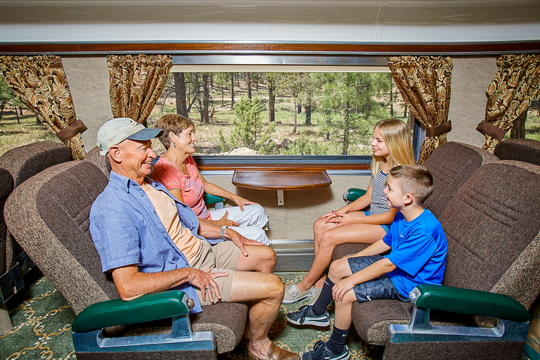 From Williams: Grand Canyon Railway Round-Trip Train Ticket Round Trip Coach Ticket