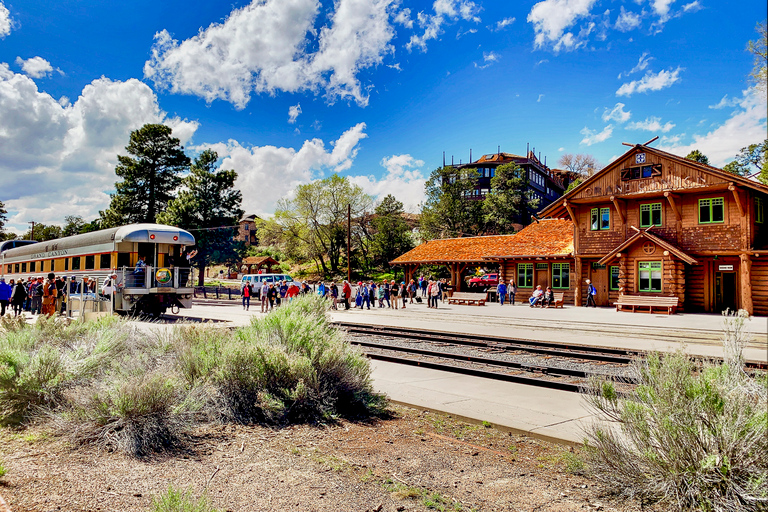 From Williams: Grand Canyon Railway Round-Trip Train Ticket Round Trip Coach Ticket