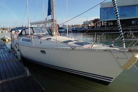 From Vilamoura: Sunset Tour on a Luxury Sailing Yacht Group Tour