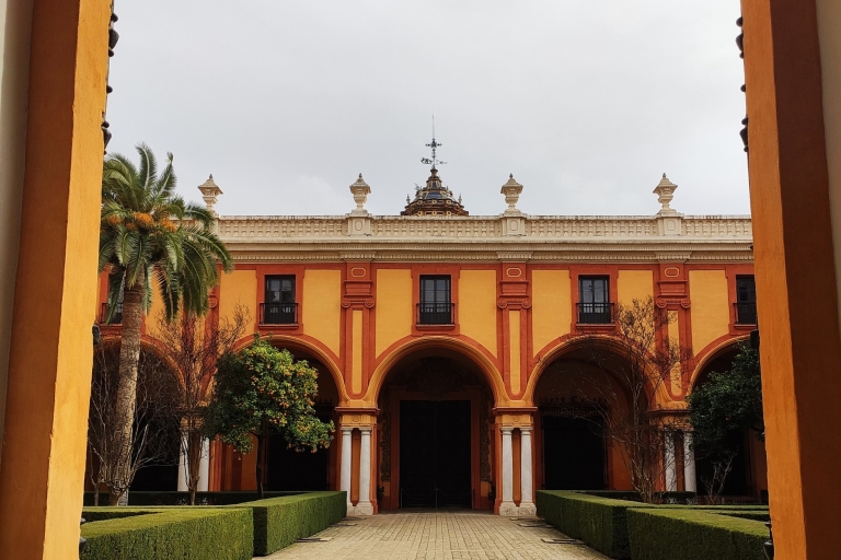 Sevilla: tour door het AlcázarGedeelde rondleiding in het Frans