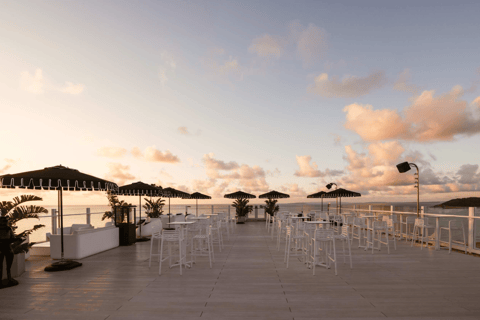 Rooftop Drink with views to Ushuaïa Ibiza stage