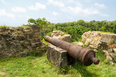 Panama: Kanał Panamski, las w Colón i fort San LorenzoKanału Panamski, las deszczowy w Colón i fort San Lorenzo