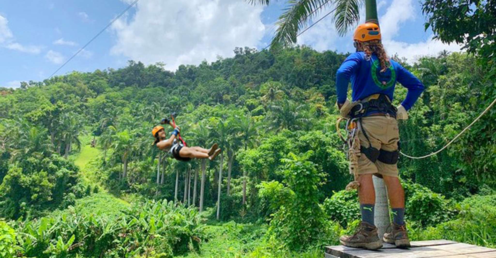 Porto Rico, Zipline Yunque à la forêt tropicale - Hizvo