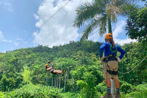 Puerto Rico: Yunque Rainforest Zip-Lining Adventure