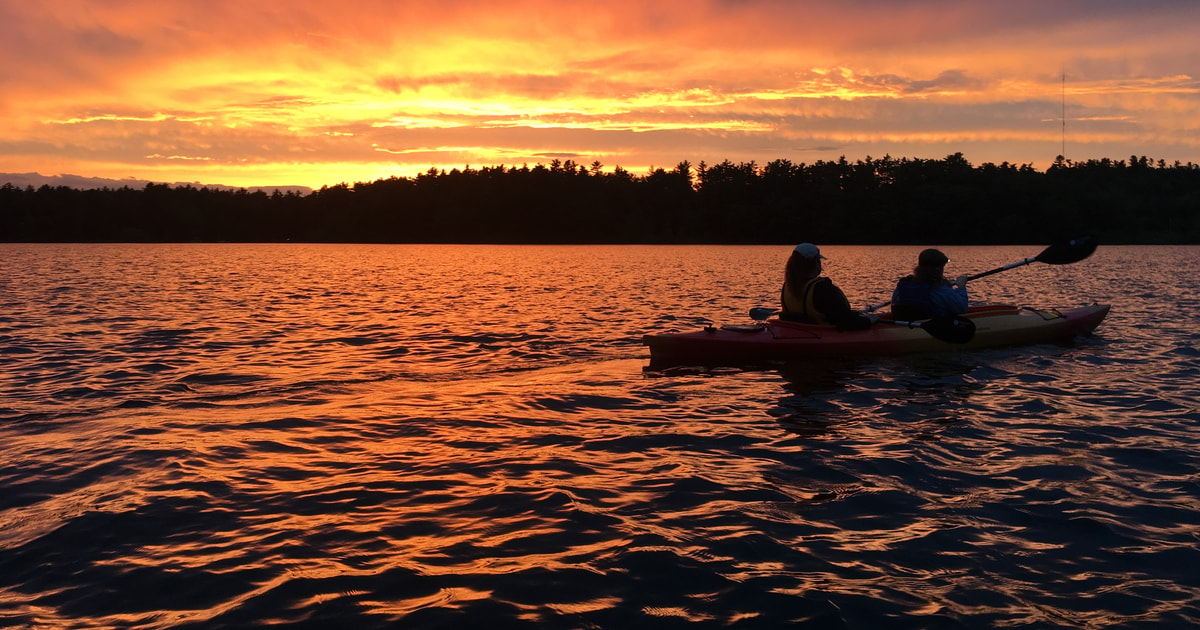 Sebago Lake: Guided Sunset Kayak Tour | GetYourGuide