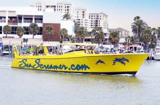 Von Orlando: Clearwater Beach Speedboat Tour mit Mittagessen