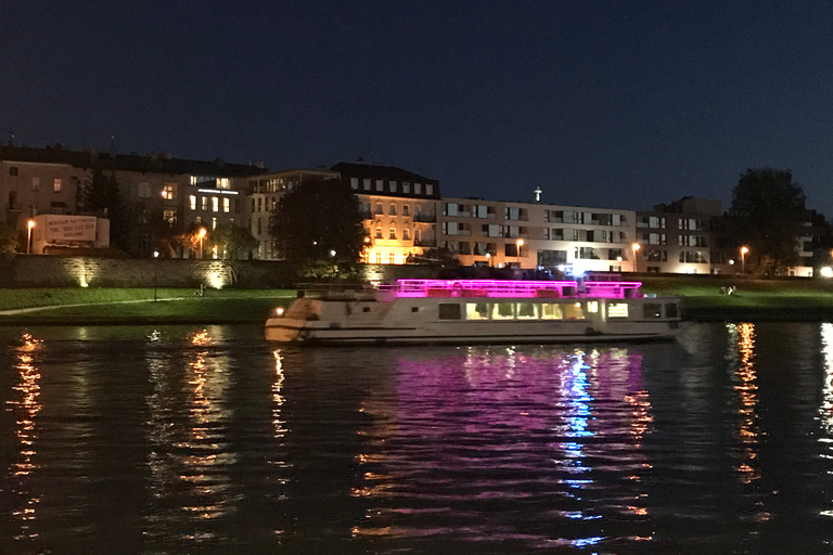 Cracovie : visite privée en bateau en soirée