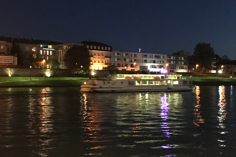 Cracovie : visite privée en bateau en soirée