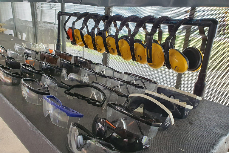 Bangkok: Territoriale verdedigingsschietbaanPakket 3: Compacte ervaring met 3 pistolen, 75 kogels