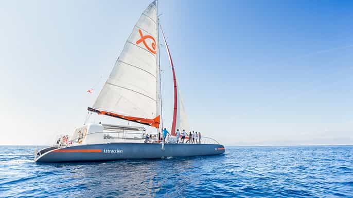 Palma de Mallorca: Luxury Catamaran Tour with Buffet Meal