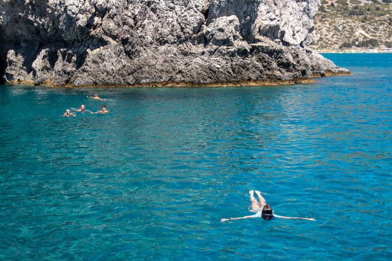 Rhodos: Schwimmen an der Ostküste Ganztägiger Bootsausflug mit Mittagessen