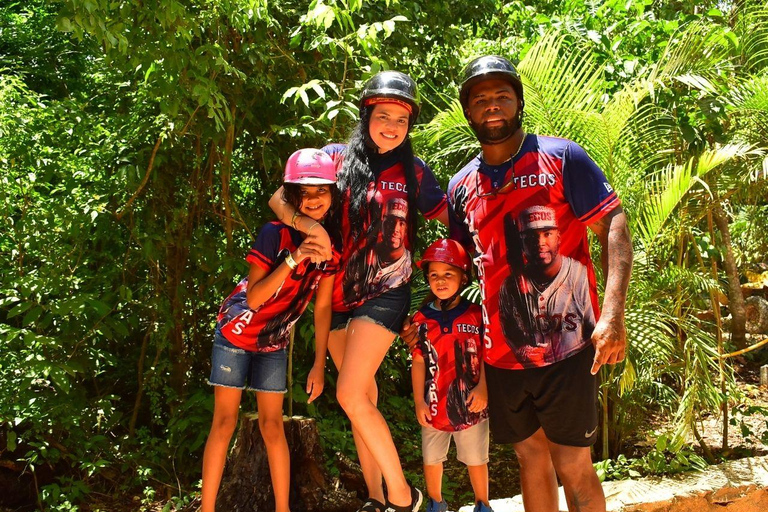 Cancun: Thrilling ATV Adventure, Ziplines and Cenote swim Shared ATV from Playa del Carmen