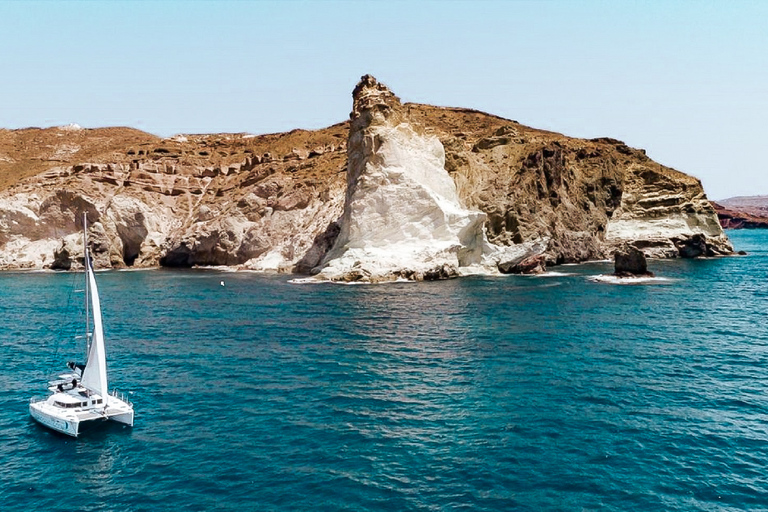 Santorini: Day Cruise with Meal & Open Bar