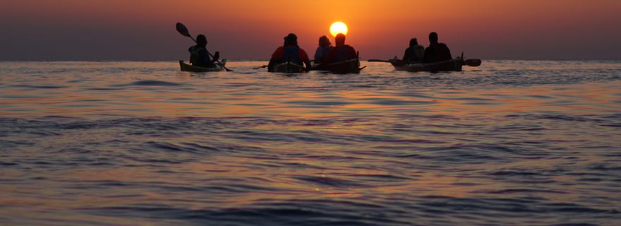 Faliraki : Kayak de mer au lever du soleil avec petit déjeuner