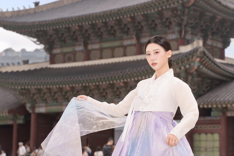 Hanbok-fotoshoot in het Gyeongbokgung-paleis: foto&#039;s en video&#039;sGedeelde sessie: foto&#039;s en video&#039;s