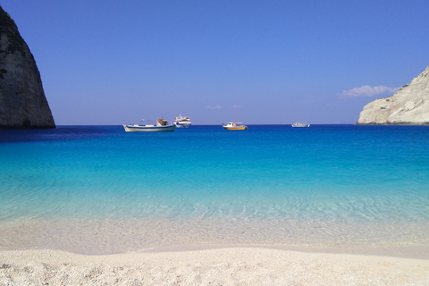 From Argassi: Zakynthos Day Tour of Caves and Beaches