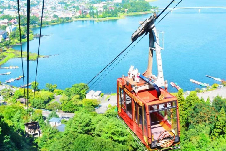 Tokyo: Oshino Hakkai, Cable Car, Matcha Experience Day Trip Shinjuku Station:8:30AM