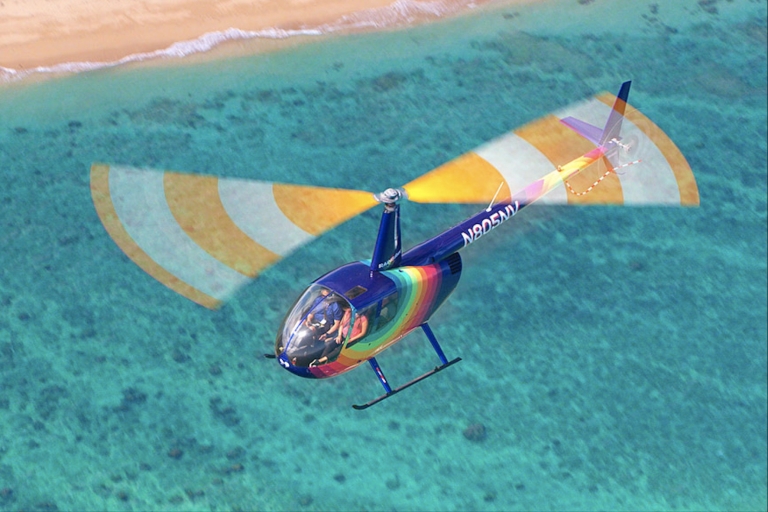 Vanuit Honolulu: Oahu helikoptertour met deuren open of dichtPrivétour met deuren dicht