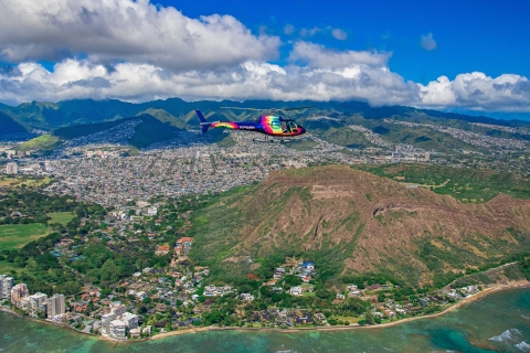 Oahu: Chemin vers Pali 30 minutes en hélicoptèrePortes en tournée partagée