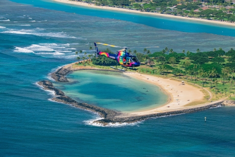 Oahu: Chemin vers Pali 30 minutes en hélicoptèreVisite partagée des portes
